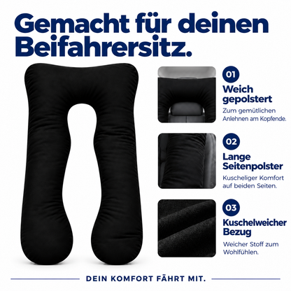 Snoozly – Dein Auto-Kuschelkissen