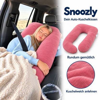 Snoozly – Dein Auto-Kuschelkissen